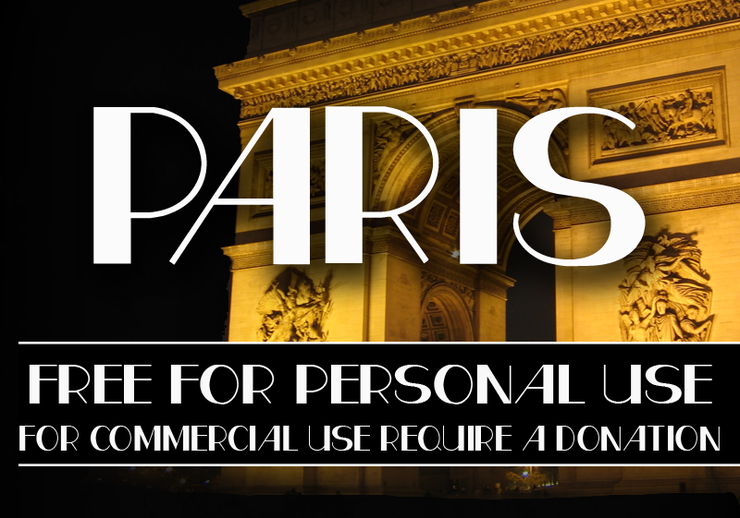 CF Paris字体 1