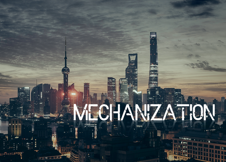 Mechanization字体 1