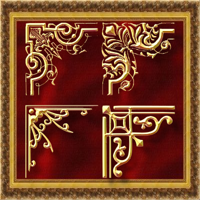 Vintage Decorative Corners 30字体 1