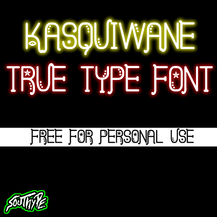 Kasquiwane St字体 2