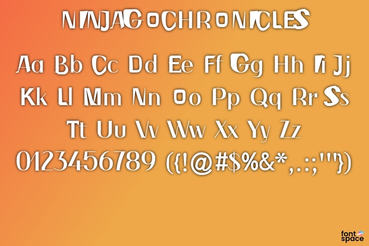 NINJAGOCHRONICLES字体 1