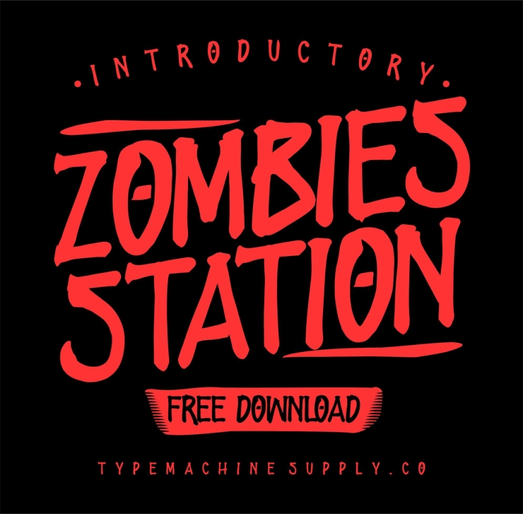ZOMBIES STATION字体 4