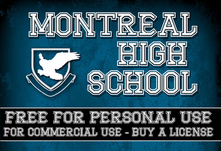 CF Montreal High School字体 1