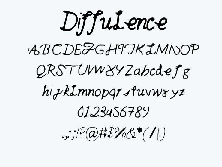 diffulence字体 1