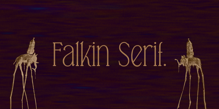 Falkin Serif字体 4