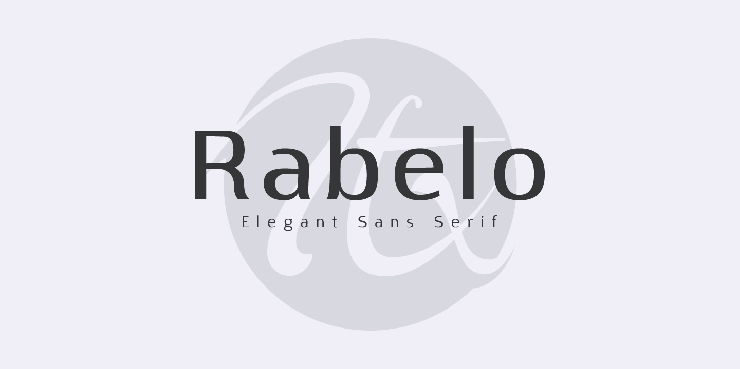 Rabelo字体 2