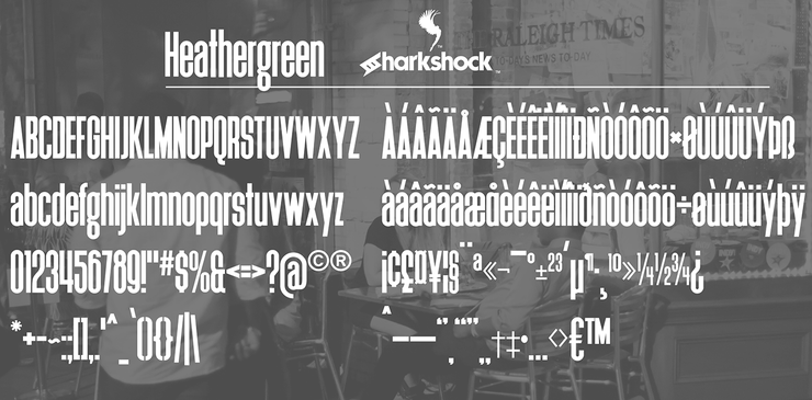 Heathergreen字体 2