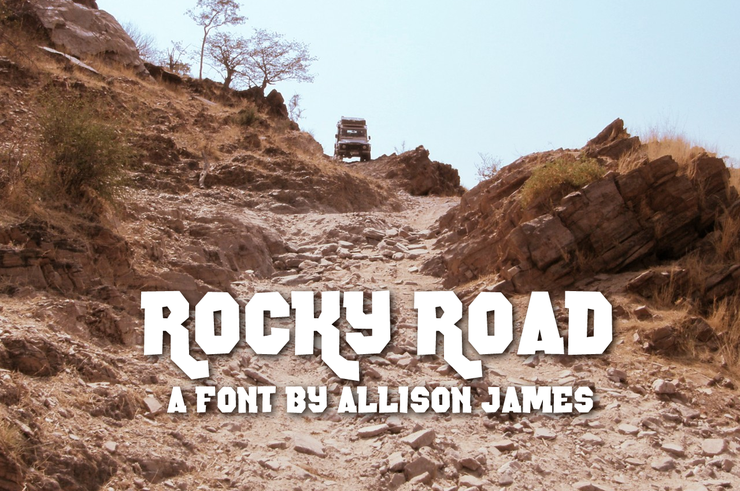 Rocky Road字体 1