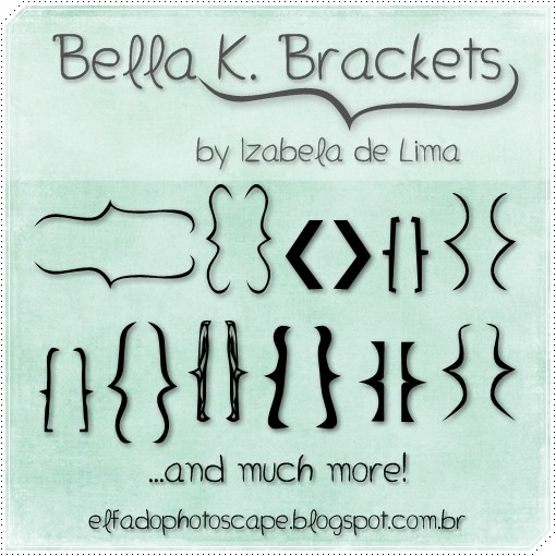 Bella K. Brackets字体 1