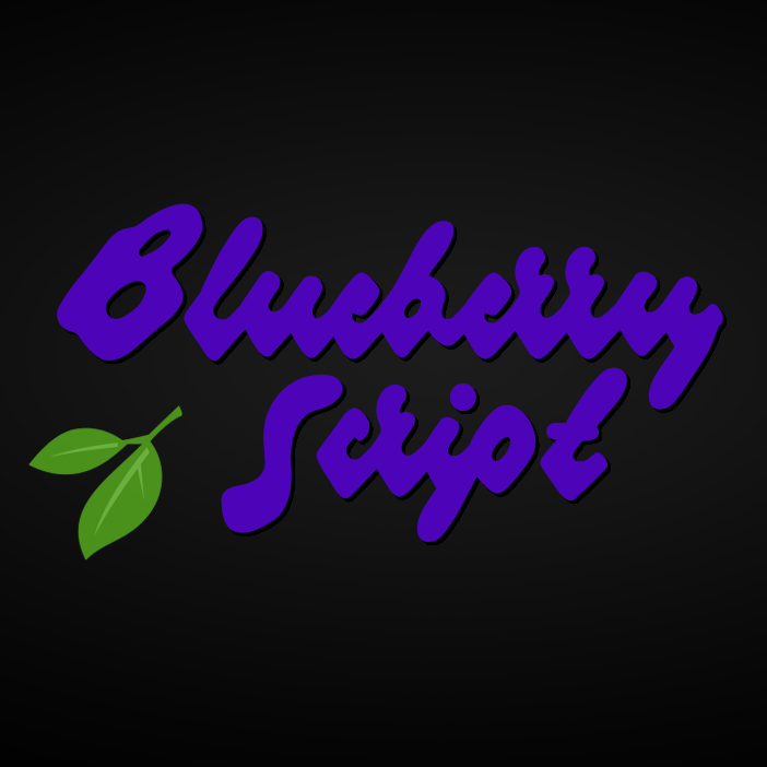 Blueberry Script字体 4