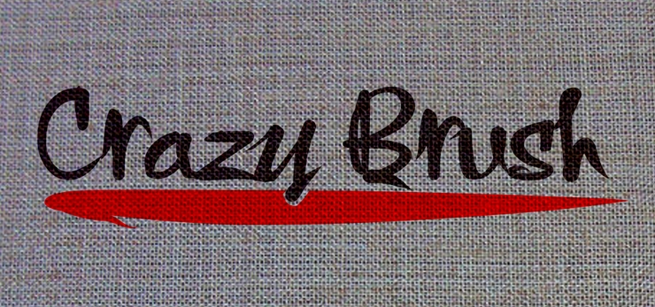 Crazy Brush字体 1