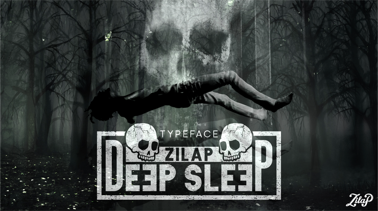 Zilap Sleep字体 2