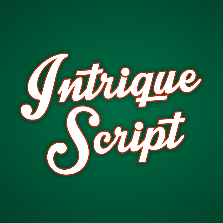 Intrique Script字体 2