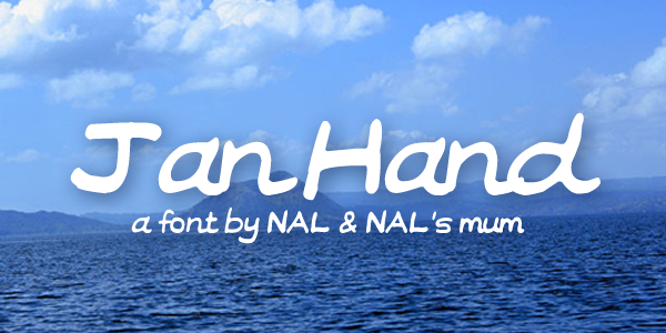 Jan Hand字体 2