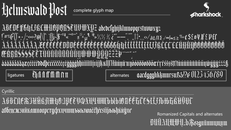 Helmswald Post字体 1