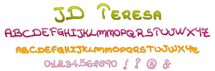 JDTeresa字体 2