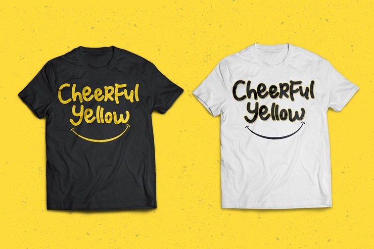 Cheerful Yellow字体 2