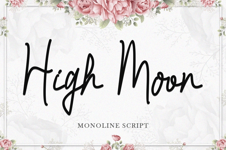 High Moon字体 2