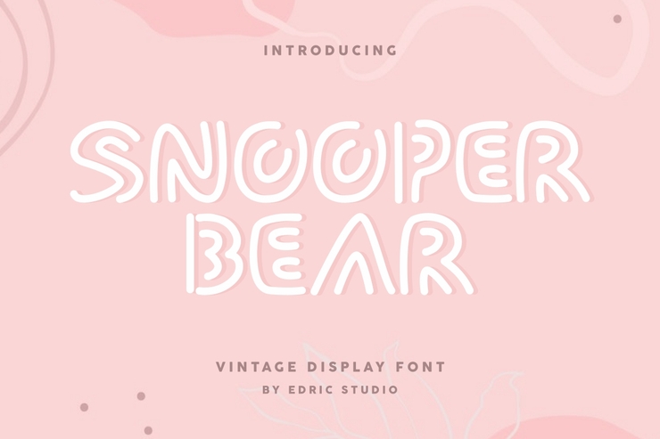 Snooper Bear字体 1