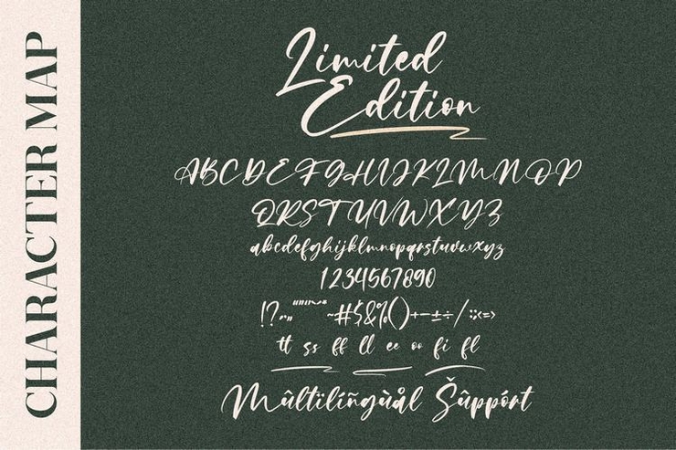 Limited Edition字体 3