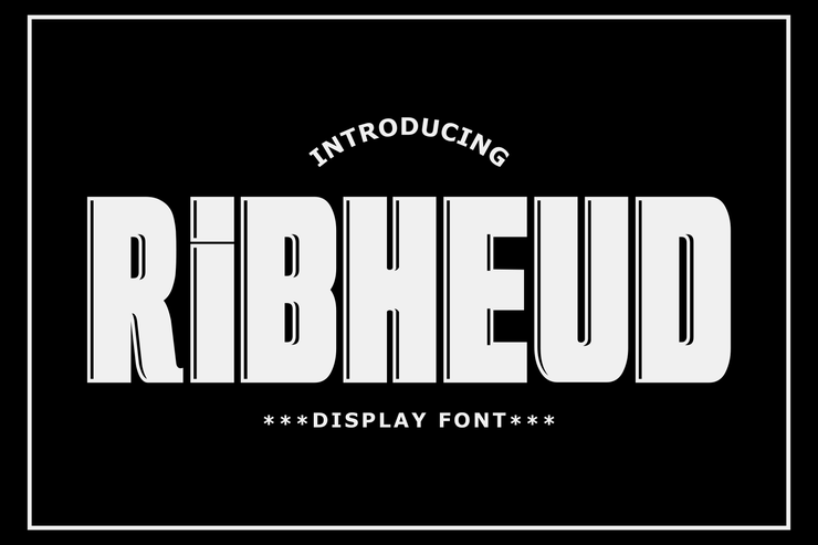 Ribheud字体 2