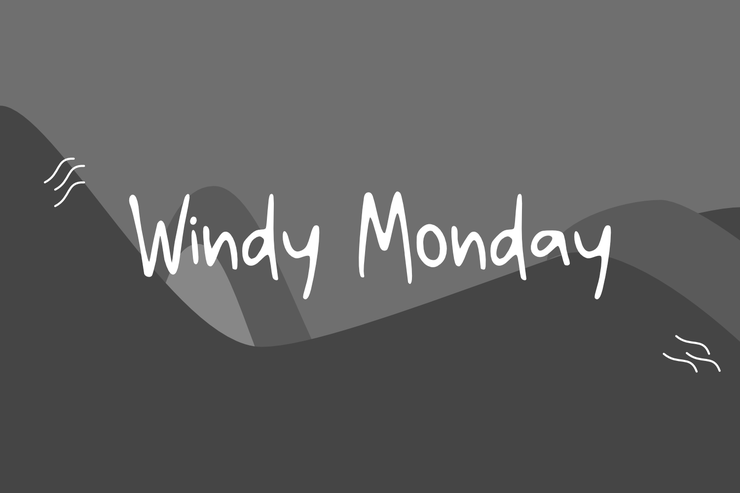 Windy Monday GT字体 1