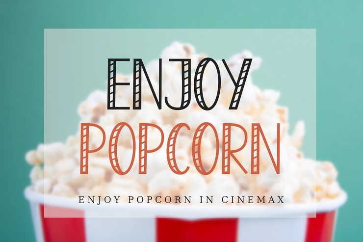 Enjoy Popcorn字体 2