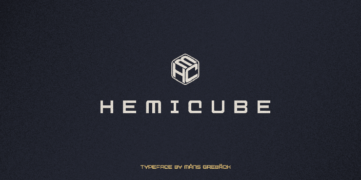 Hemicube字体 4