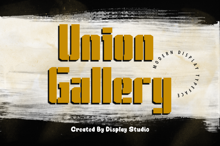 Union Gallery字体 1