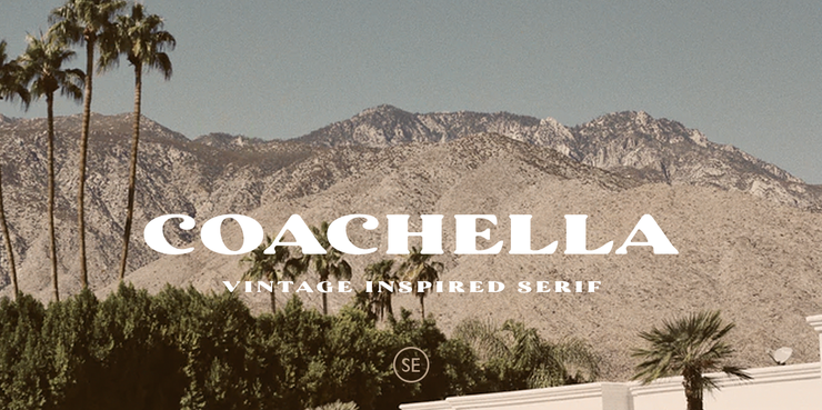 Coachella字体 1