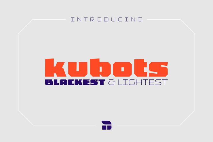Kubots字体 1