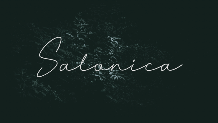 Salonica字体 1