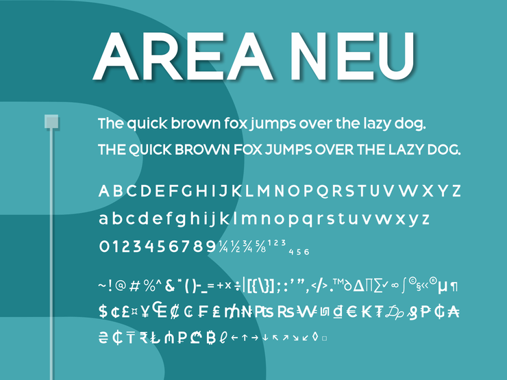 Area Neu Regular字体 2