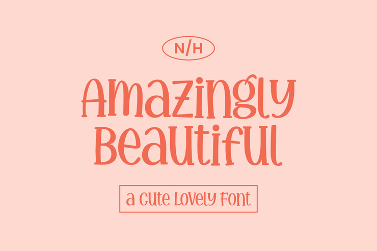 Amazingly Beautiful字体 1
