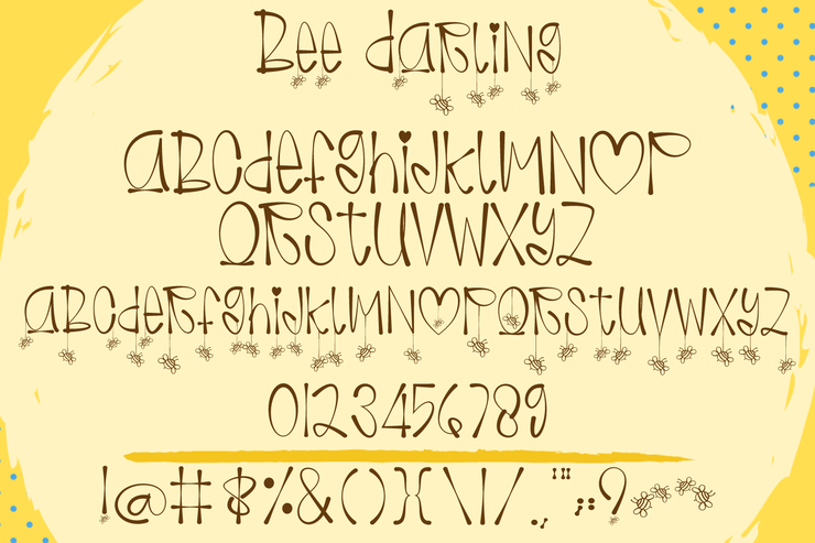 Bee Darling字体 5