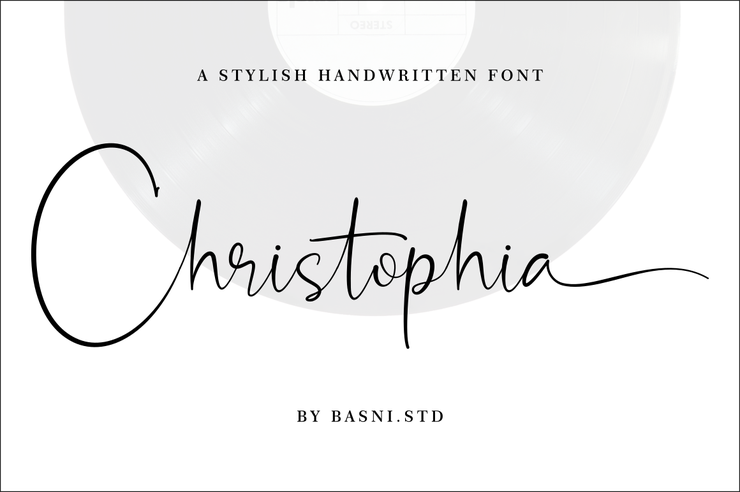Cristophia字体 3