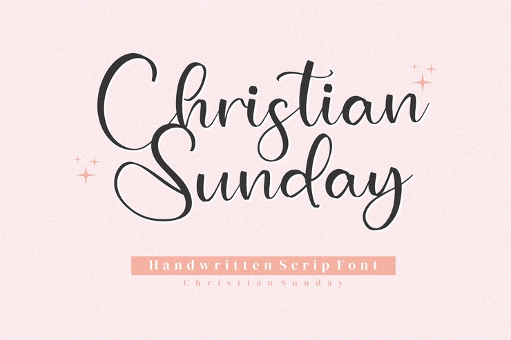 Christian Sunday字体 5