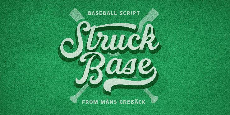 Struck Base字体 5