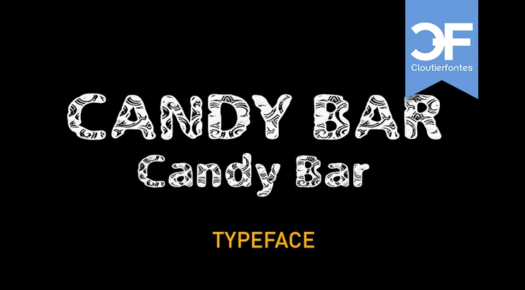 CF Candy Bar PERSO字体 1