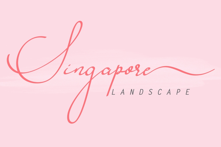 Singapore Landscape字体 9