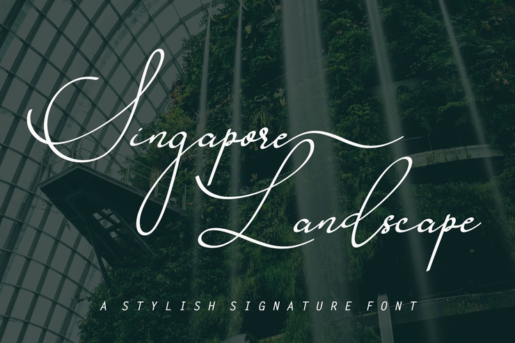 Singapore Landscape字体 10