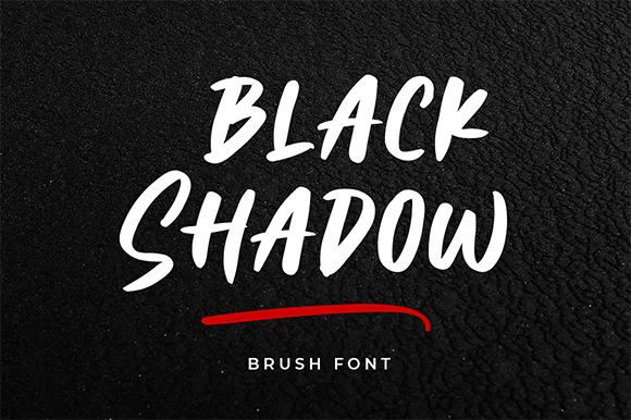 Black Shadow字体 5