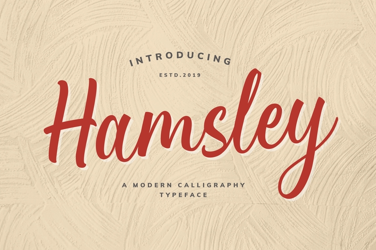 Hamsley Script字体 6