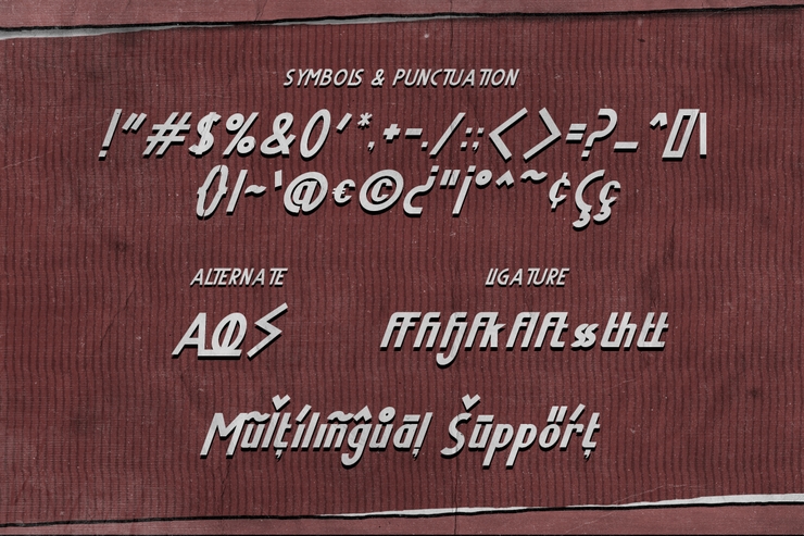 Shutter Speed Trial字体 7