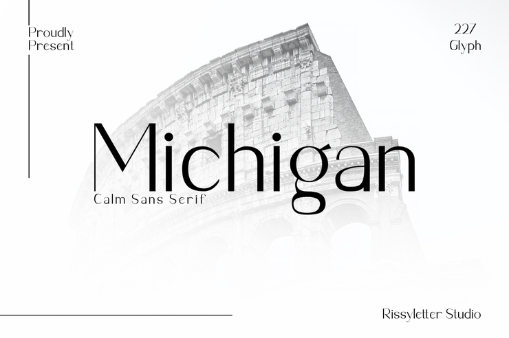 Michigan字体 6