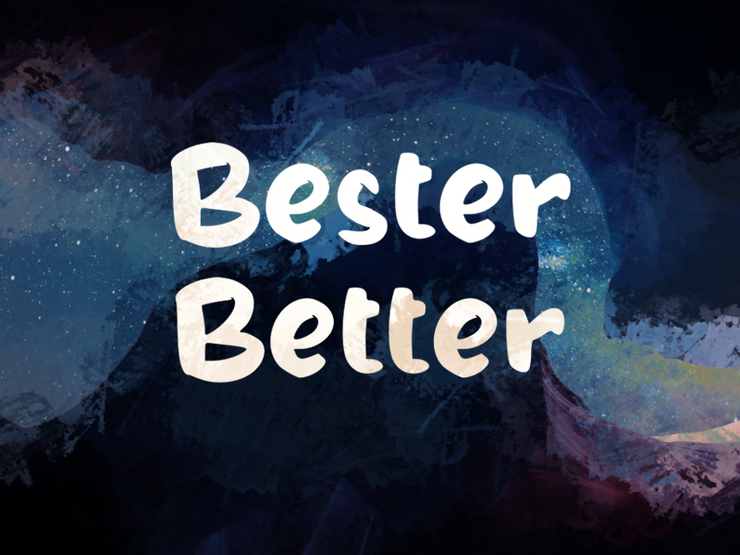b Bester Better字体 1