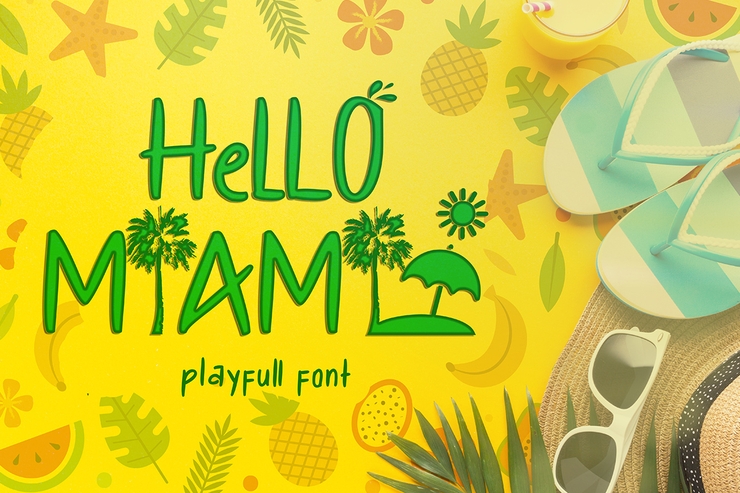 HELLO MIAMI字体 5