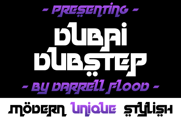 Dubai Dubstep字体 2