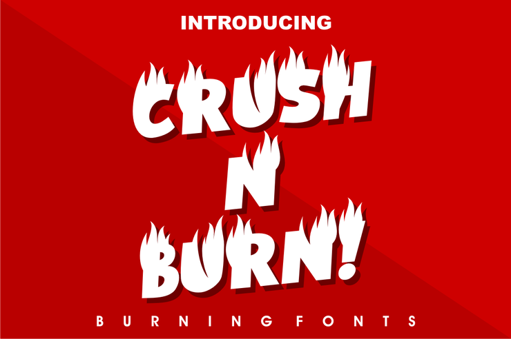 Crush N Burn !字体 4