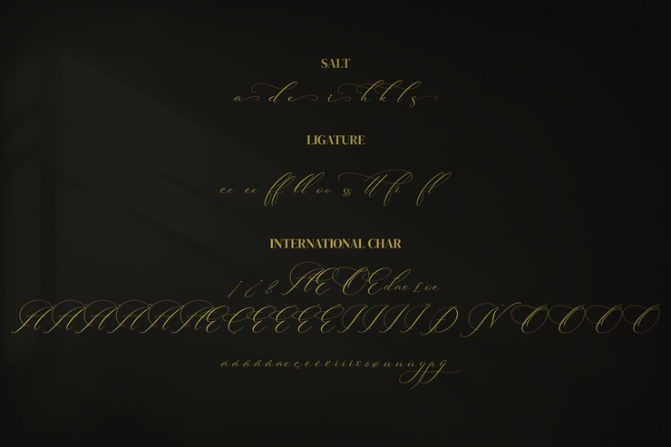 Alysthia字体 5